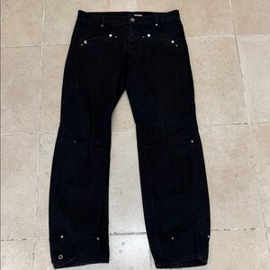 Y2K Vintage Lip Service Black Cargo Pants